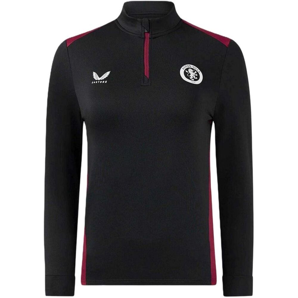 Castore Womens/Ladies Aston Villa FC Drill Top / Caviar